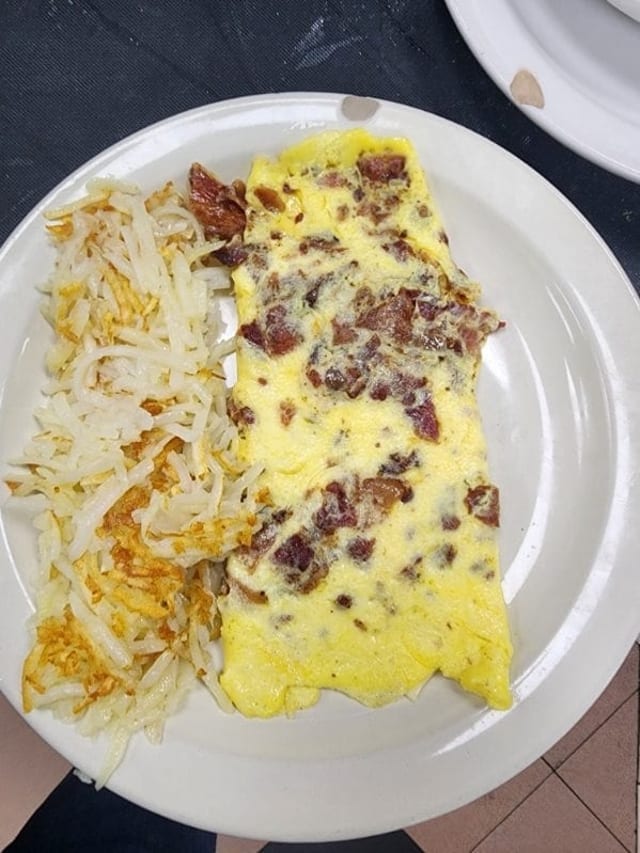 Bacon Omelette.